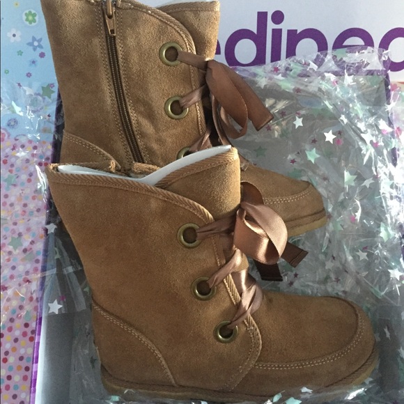 Pediped NEW in Box light brown boots US 13-13.5 - Picture 2 of 11